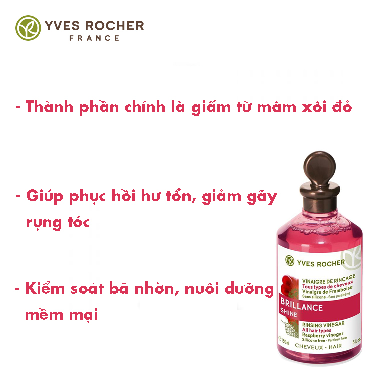 Giấm Xả Tóc Yves Rocher Rinsing Vinegar (150ml)