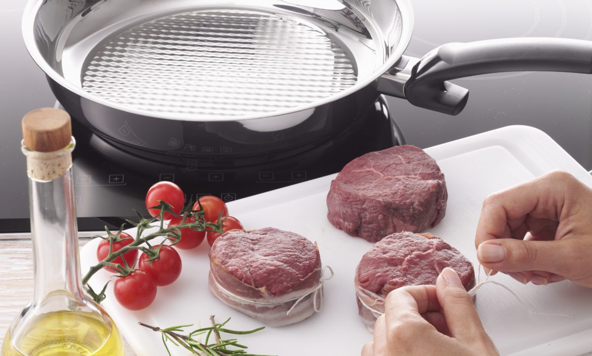 Chảo Inox Fissler Crispy Steelux Comfort (nhiều size) - SX tại Đức - Hàng chính hãng