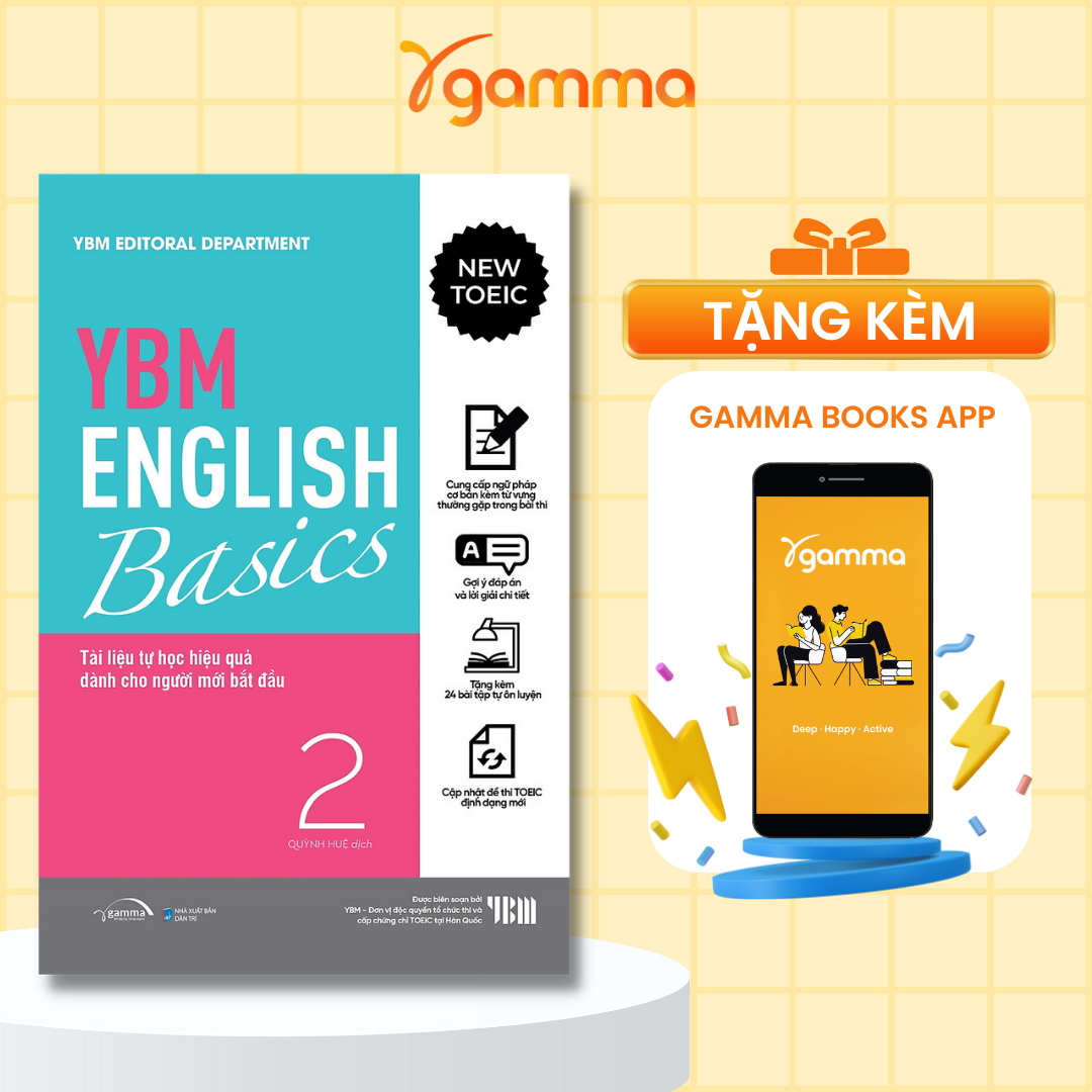Combo Trọn Bộ YBM English Basics 1+2