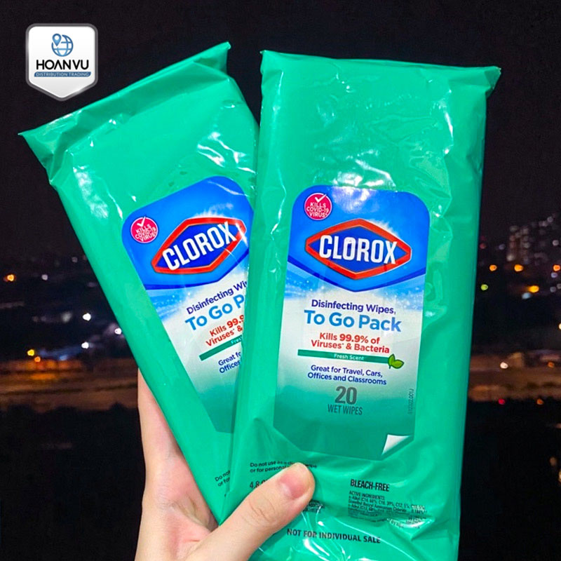 Khăn Khử Trùng Clorox Disinfecting Wipes Fresh