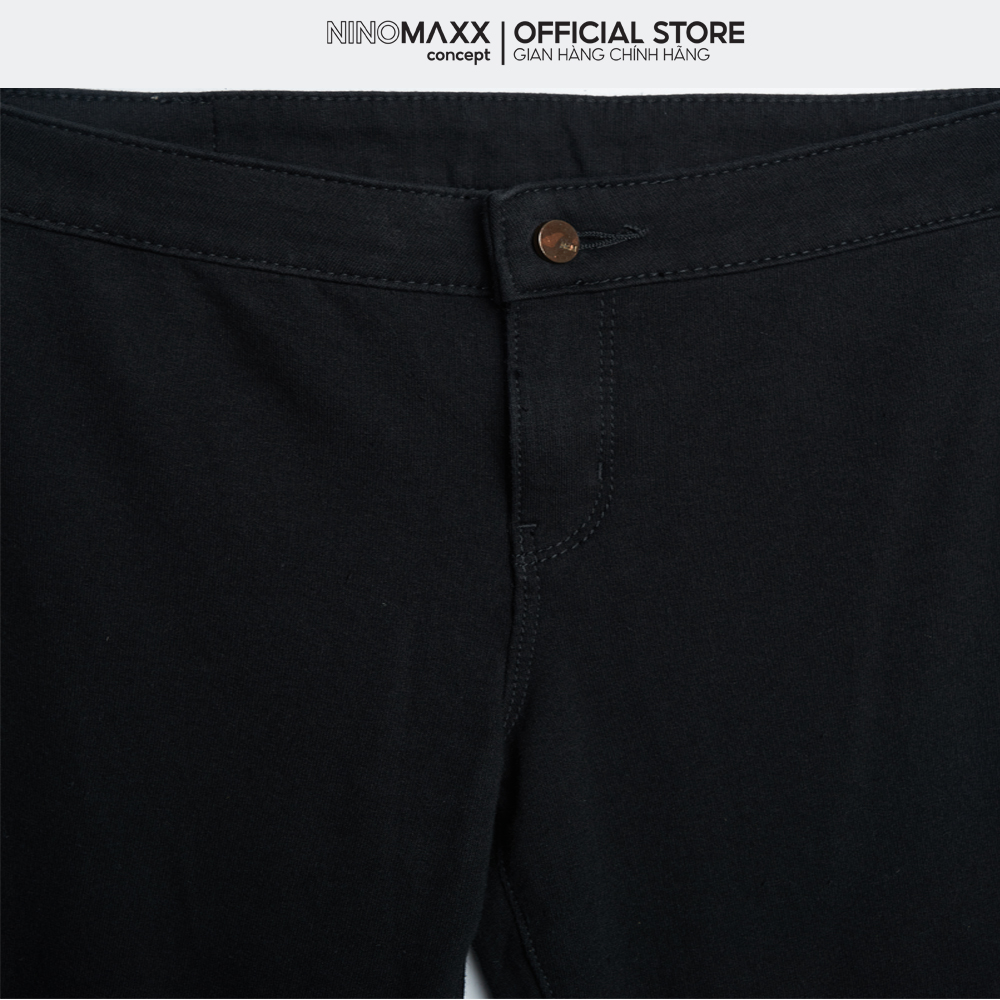 Ninomaxx Quần Basic Nữ dài hất cotton pha spandex 1508123