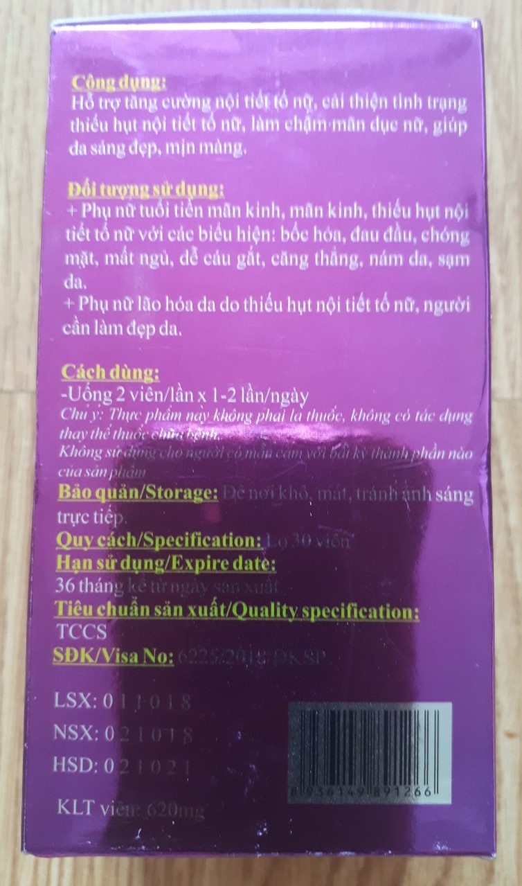 Thực Phẩm Chức Năng - Viên Uống Hoàn Mộng Thảo - Bổ Sung Nội Tiết Tố Nữ