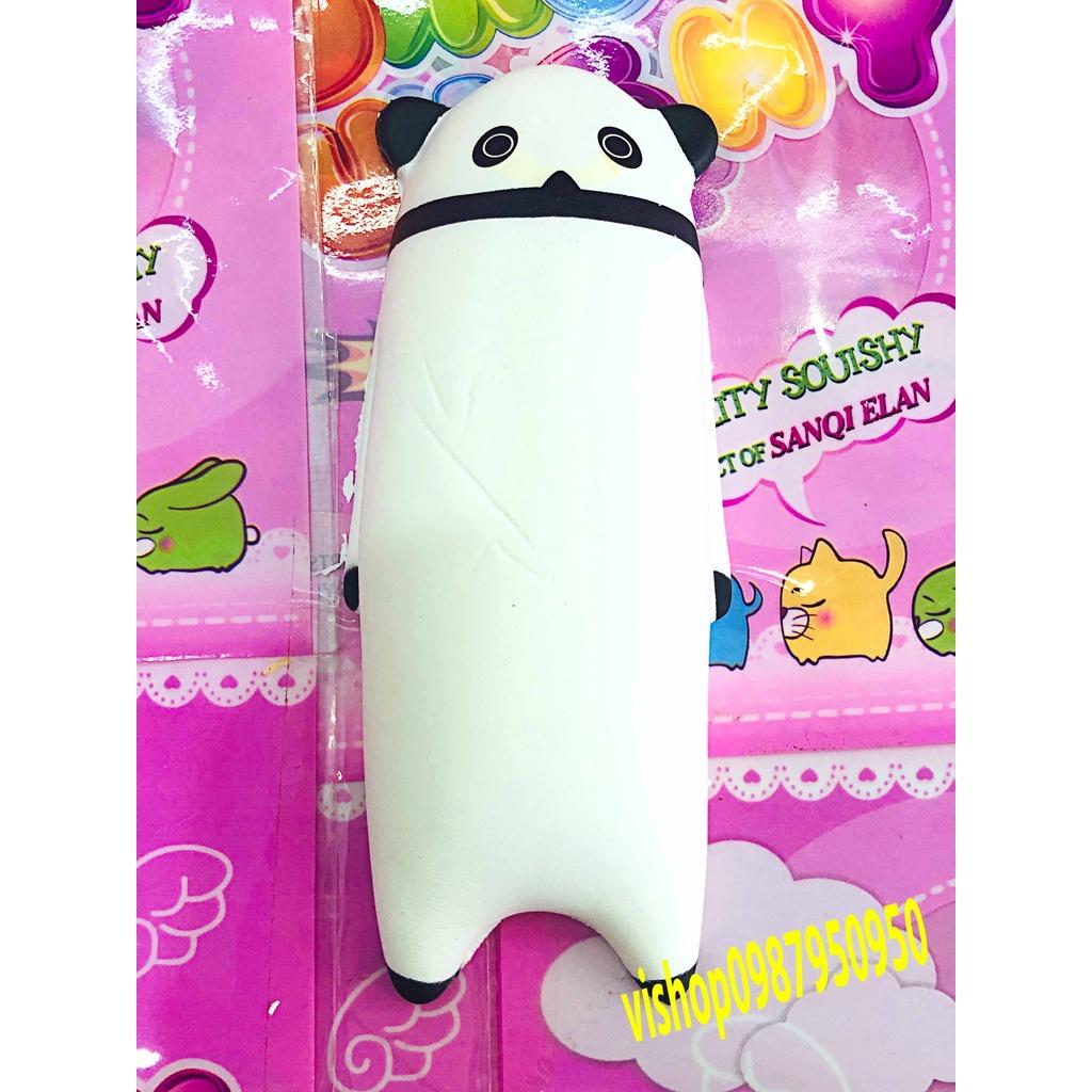 Squishy Lớn JUMBO Hình thú mệt nằm bẹp dí gấu panda trắng Đồ Chơi Xốp Giảm Stress Hình mềm mịn dễ Thương đàn hồi Cho Bé