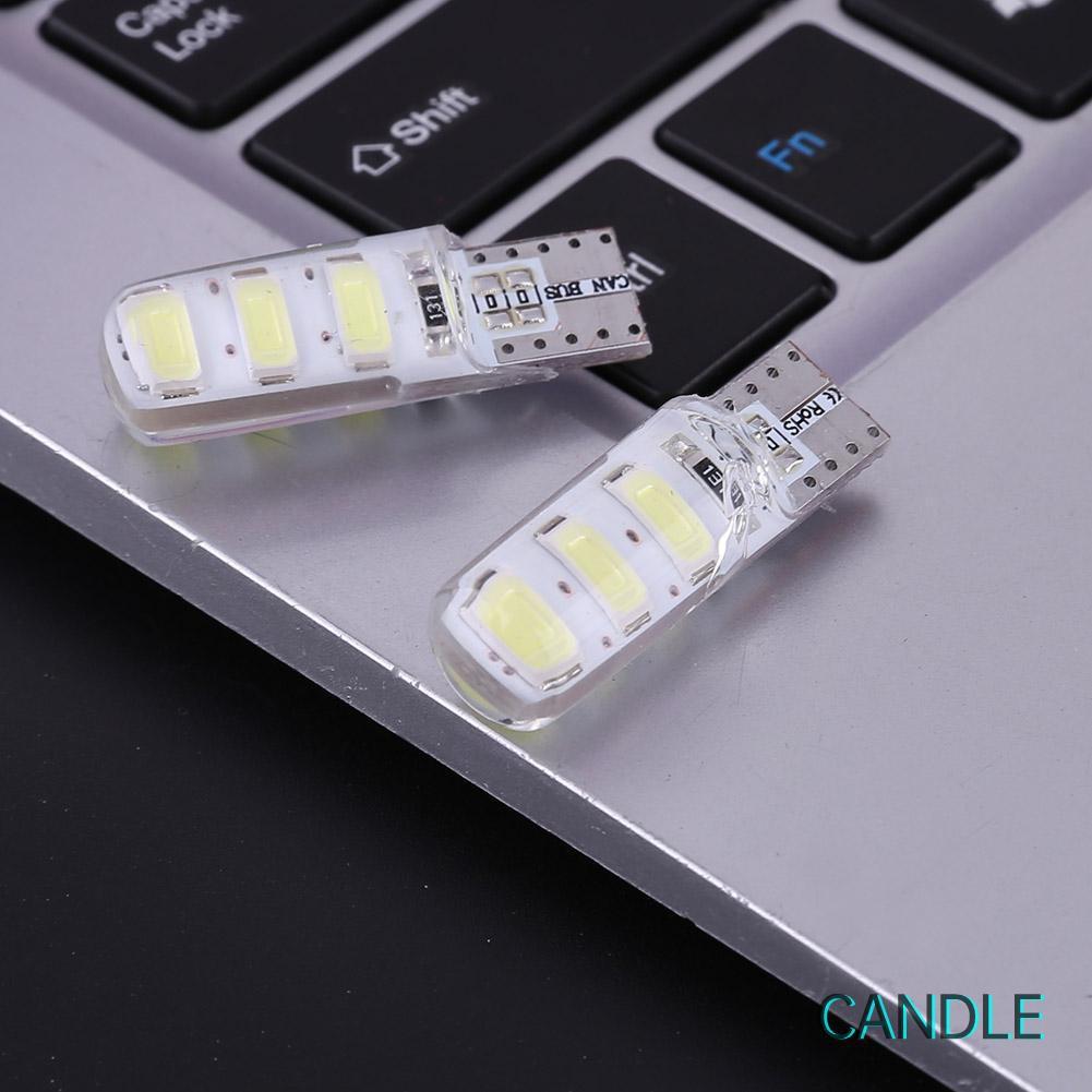 Bộ 10 Đèn Led T10 5630 W5W 6msd Trang Trí Nội Thất Xe Hơi