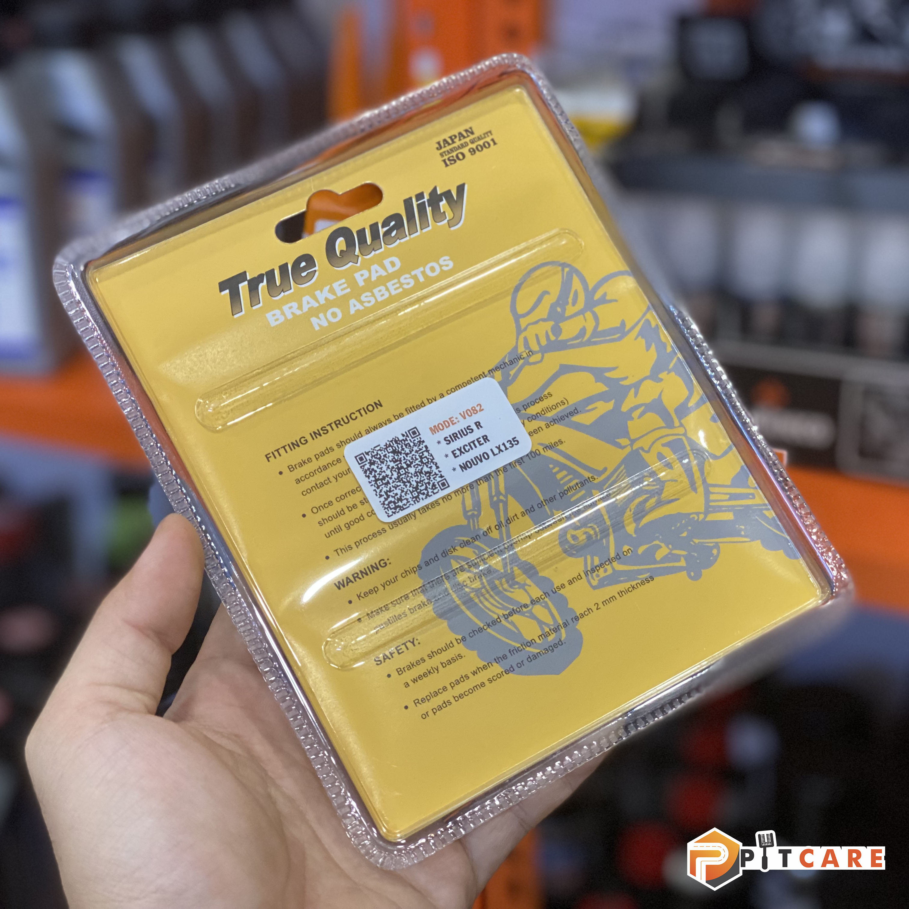 Má Phanh Đĩa Trước Xe Yamaha Exciter 135 True Quality V082