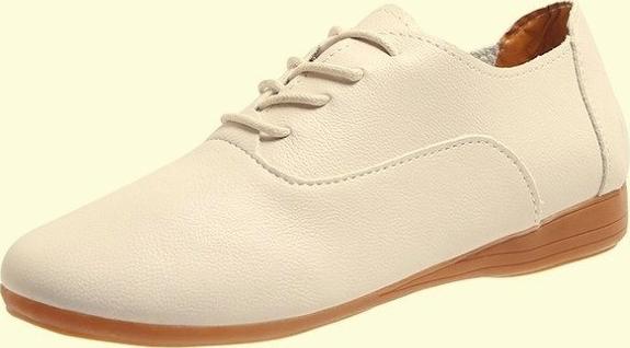 Giày oxford đế thấp màu trơn