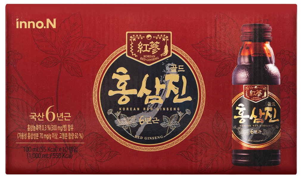 Thực phẩm bảo vệ sức khỏe nước hồng sâm HONGSAMJI0N GOLD hỗ trợ tăng cường sức khỏe đề kháng và bồi bổ cơ thể 100ml