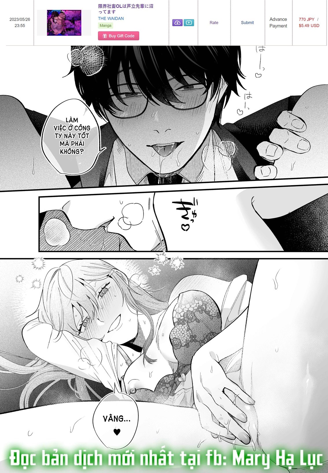 [21+] nô lệ chốn công sở, được tiền bối aidachi mê đắm chapter 3.2 8