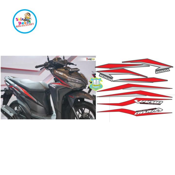 Tem rời vario 150 2018 dán xe xám