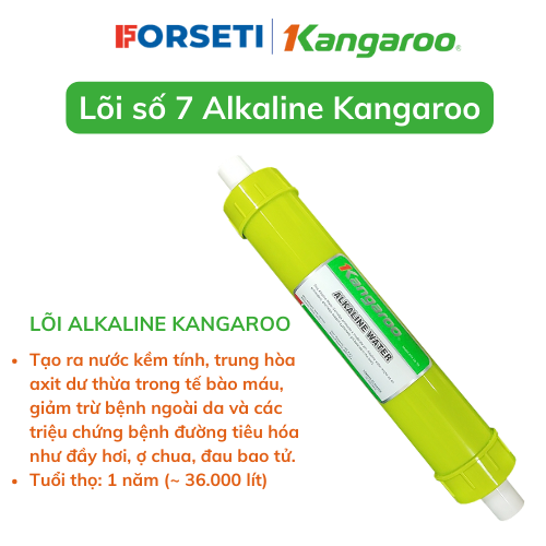 Lõi lọc nước Kangaroo số 7 Alkaline  - Hàng Chính Hãng