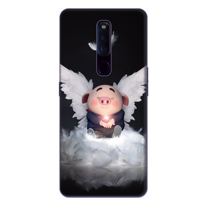 Ốp lưng điện thoại Oppo F11 Pro hình Heo Con Thiên Thần Tình Yêu - Hàng chính hãng