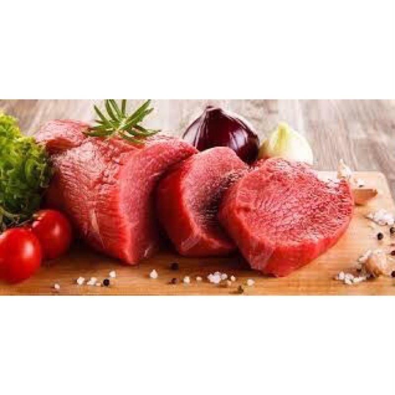 Thịt bò tái thái lát mỏng hộp 500gr (giao tphcm)