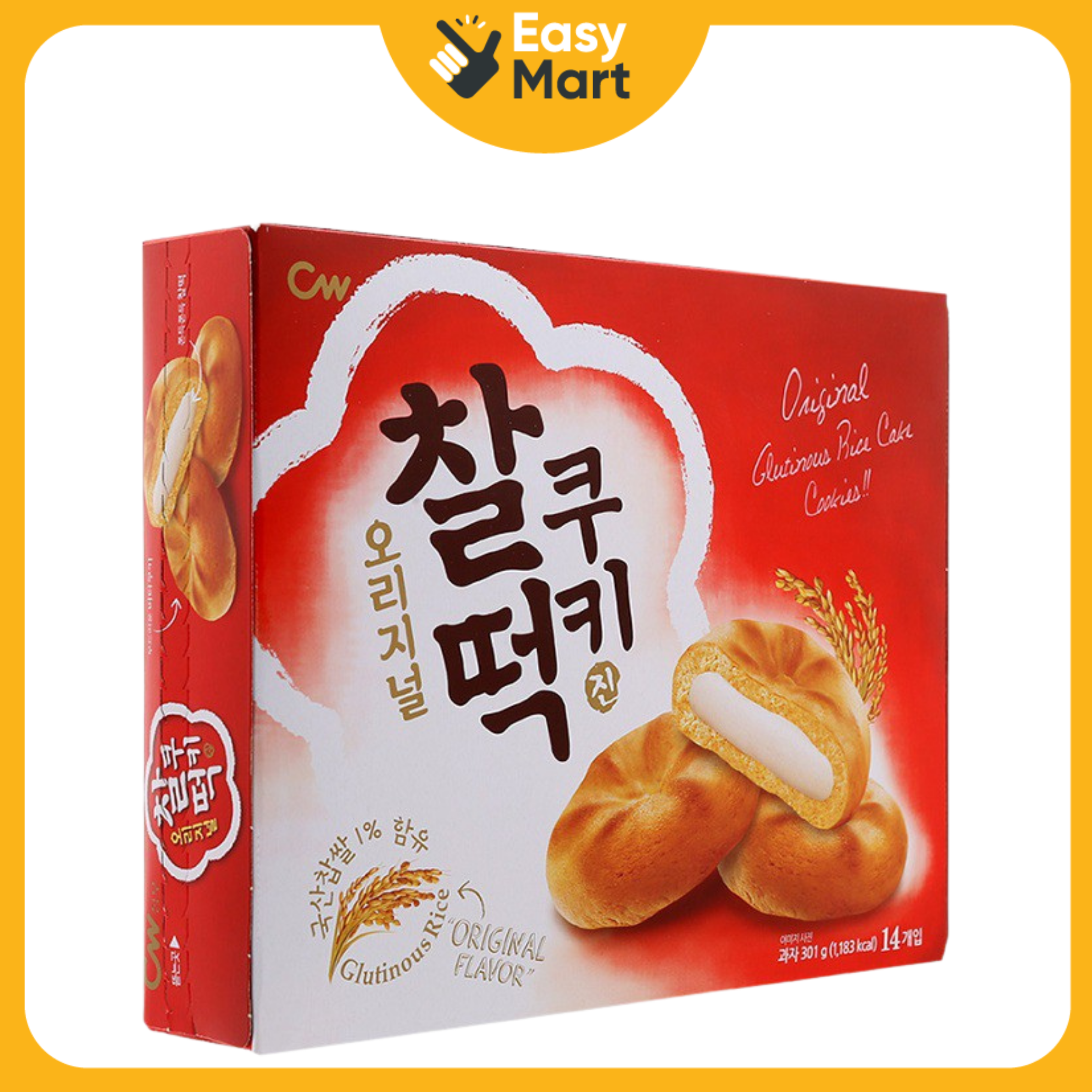 Bánh quy Teok CW Hàn Quốc 301g (3 vị