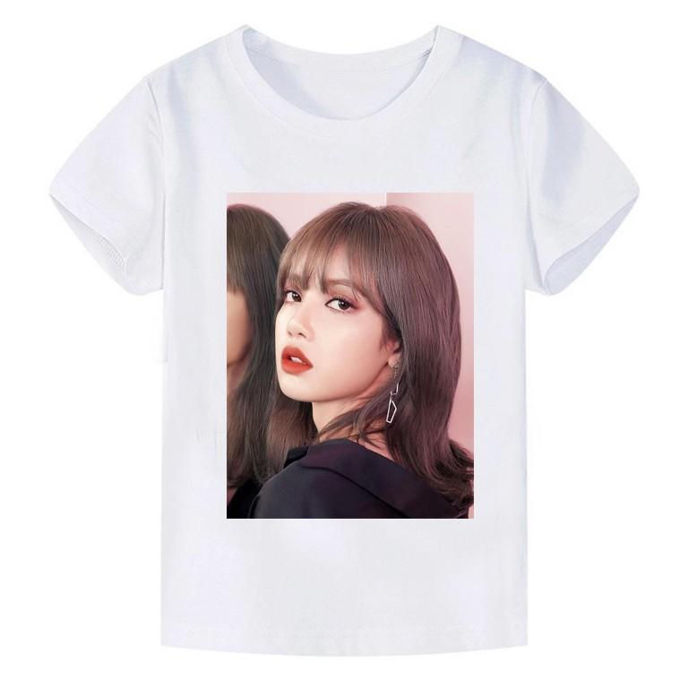 Áo thun in hình Lisa BlackPink siêu đẹp