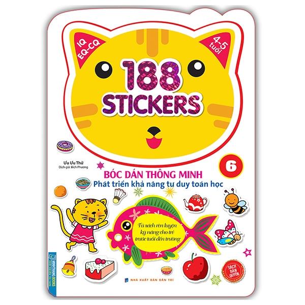 188 Stickers - Bóc Dán Thông Minh Phát Triển Khả Năng Tư Duy Toán Học  - Tập 6