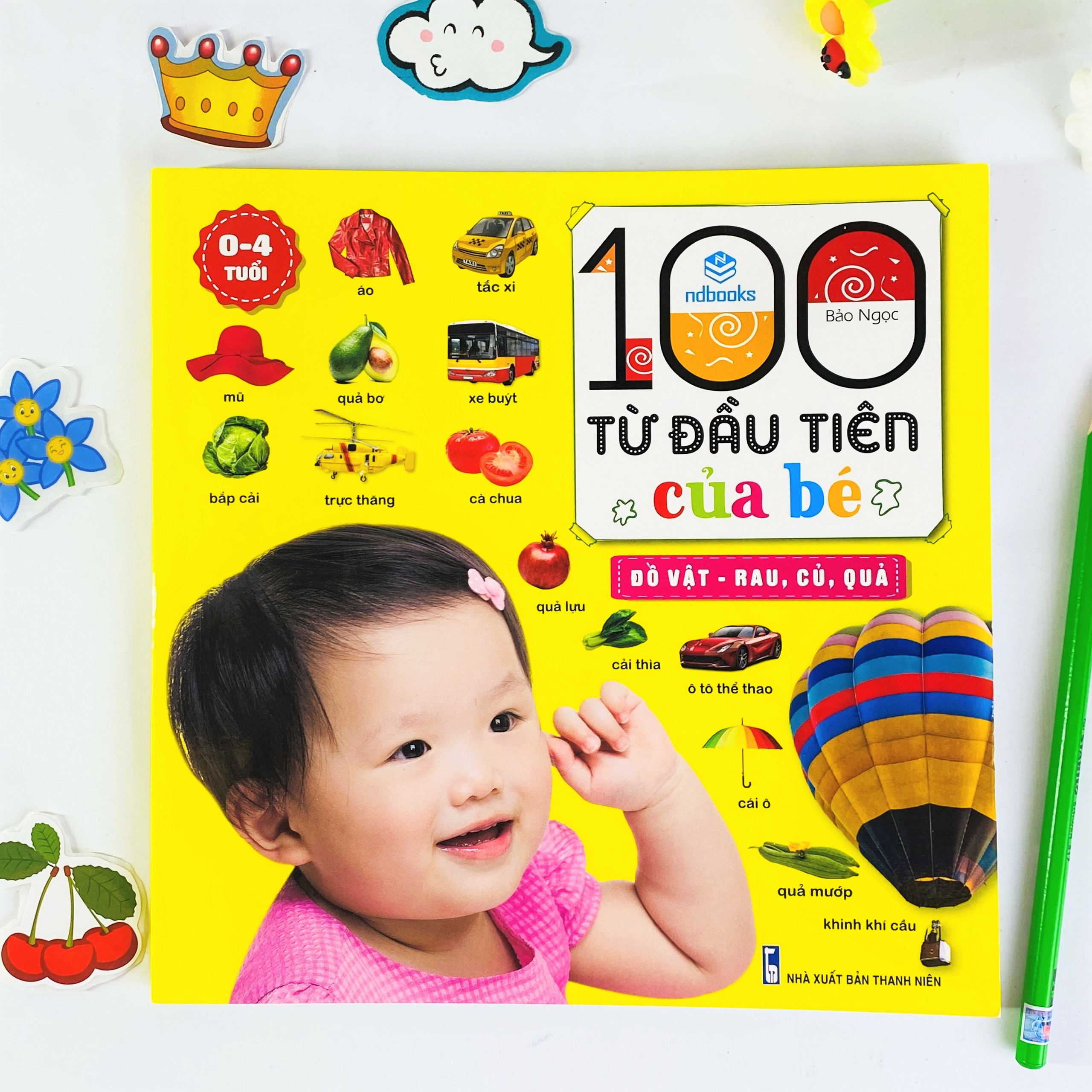 Sách - Combo 3 cuốn 100 từ đầu tiên của bé  - ndbooks