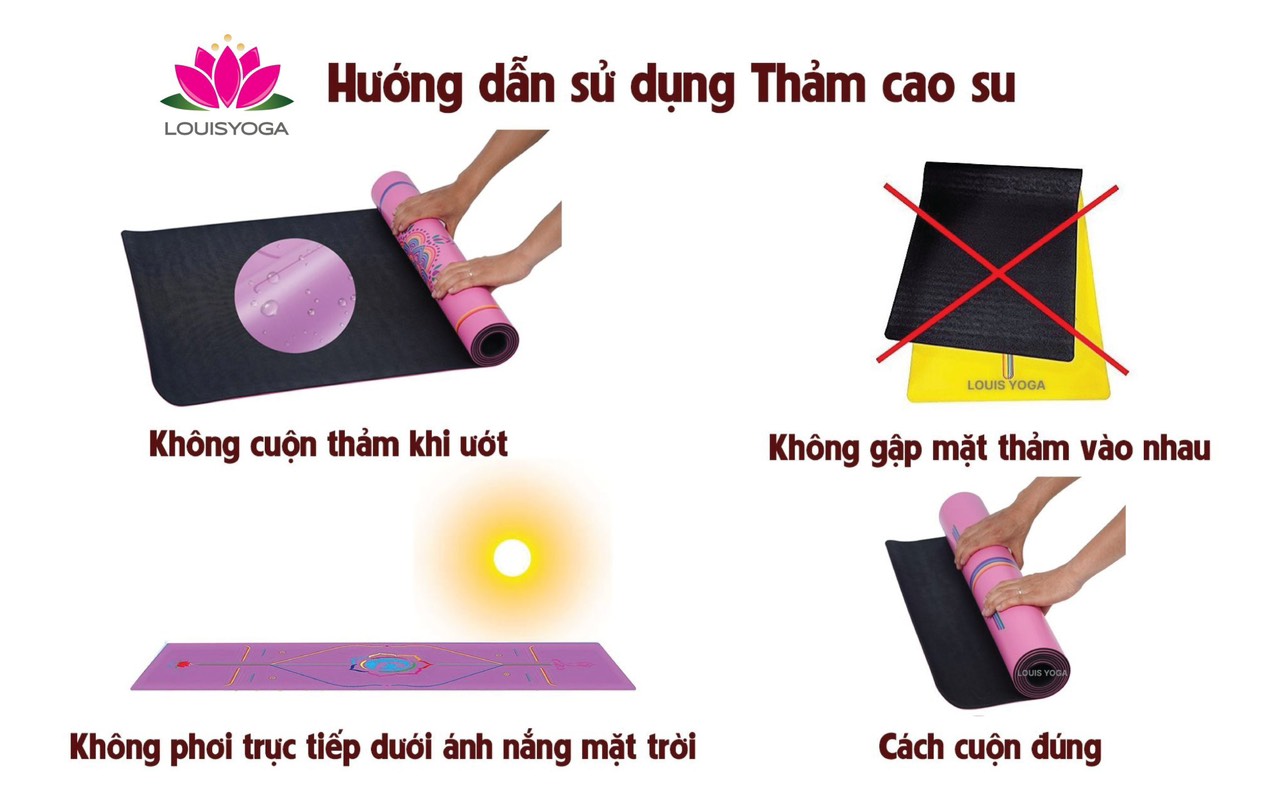 Thảm Tập Yoga Louis Platinum