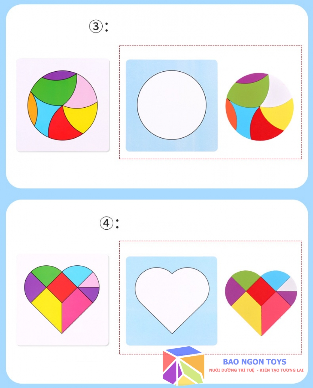 SET GIÁO CỤ ĐỒ CHƠI XẾP HÌNH, GIÚP BÉ PHÁT TRIỂN TRÍ THÔNG MINH THỊ GIÁC, NHẬN BIẾT HÌNH HỌC - DG126
