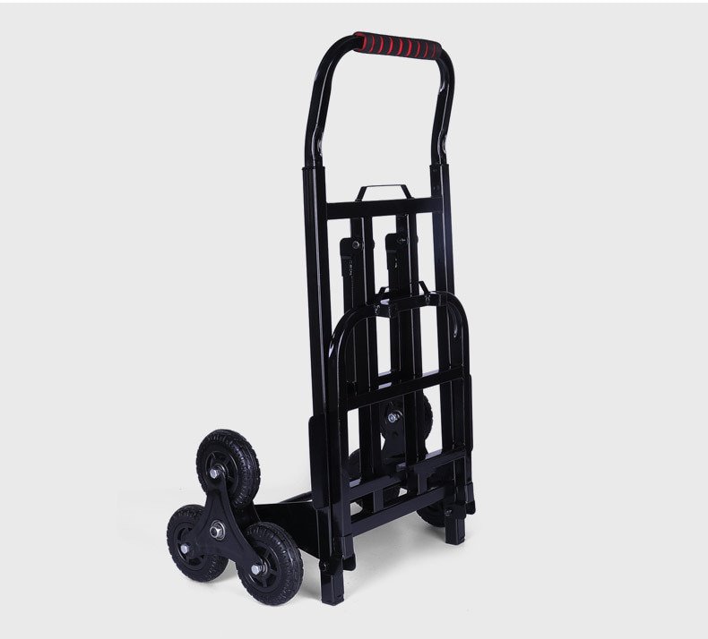 Xe kéo hàng hỗ trợ vận chuyển leo cầu thang 6 bánh gấp gọn Portable Trolley with Three-Wheel Chassis 200kg Max