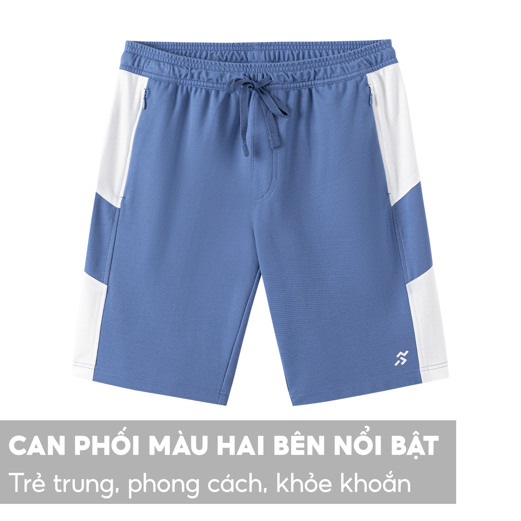 Quần Short Thể Thao Nam 5S, Chất Liệu Cao Cấp, Mặt Vải Hiệu Ứng Kẻ Ô, Phối Màu Năng Động, Trẻ Trung (QST23011)