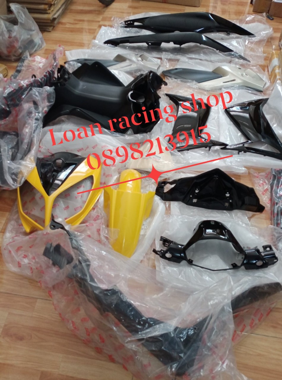 DÀN ÁO XE NOUVO  4 ( NOUVO LX )MÀU VÀNG ĐEN
