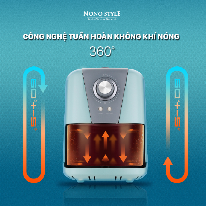 Nồi Chiên Không Dầu BIYI AF-89 (1,5L) - Hàng Chính Hãng