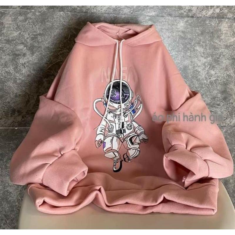 Áo hoodie nỉ cotton tay bồng ------- ÁO NỈ HOODIE PHI HÀNH GIA NASA