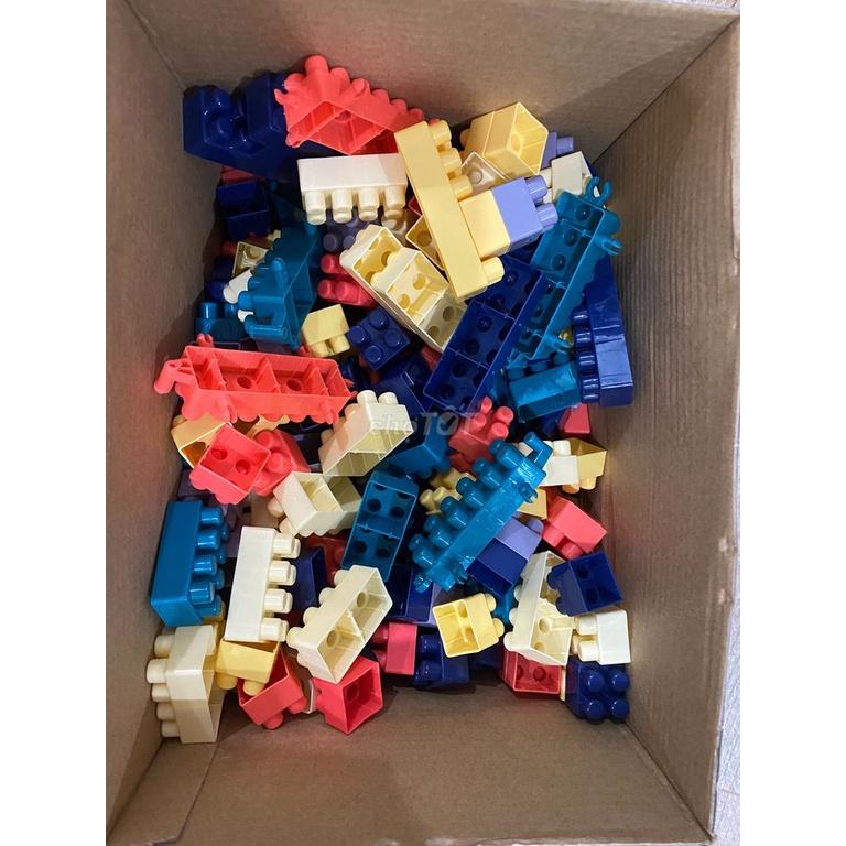 Building Block 520 chi tiết loại 1- Bộ đồ chơi lắp ráp xếp hình loại to cho bé sáng tạo phát triển trí tuệ và giải trí