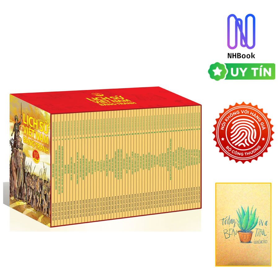 Boxset Lịch Sử Việt Nam Bằng Tranh - Boxset 53 Tập ( Tặng Kèm Sổ Tay Xương Rồng ) - NXB Trẻ- Trần Bạch Đằng chủ biên