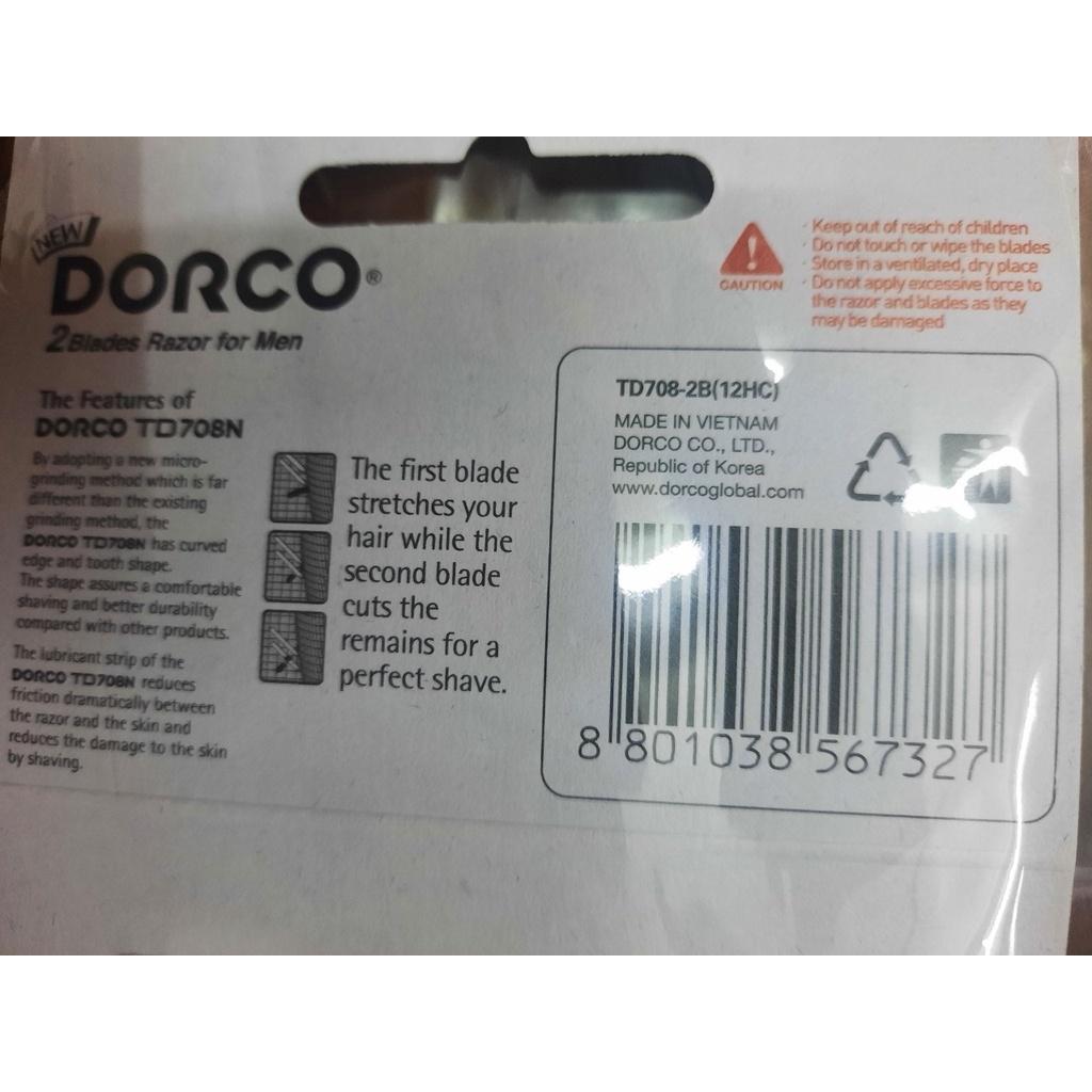Bàn cạo râu du lịch lưỡi kép cực sắc Dorco