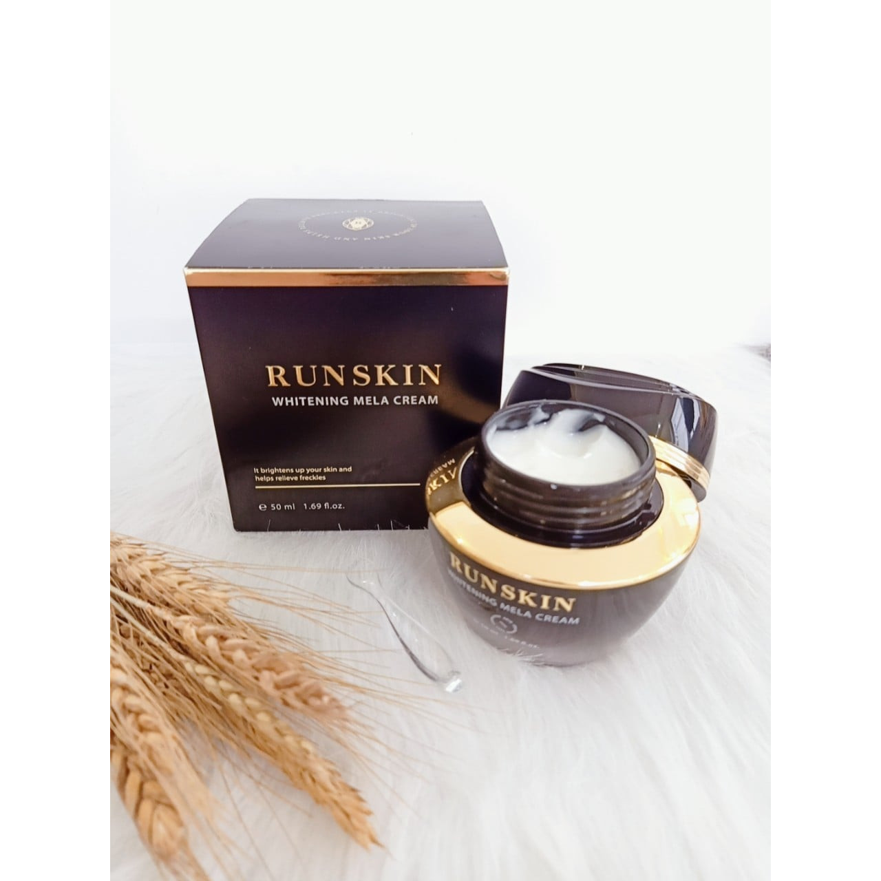 Kem Dưỡng Trắng Da Mờ Thâm Nám RUNSKIN WHITENING MELA CREAM 50ml - Hàn Quốc