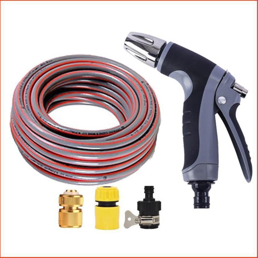 Bộ dây và vòi xịt rửa xe tưới cây tăng áp 7-10M 206817