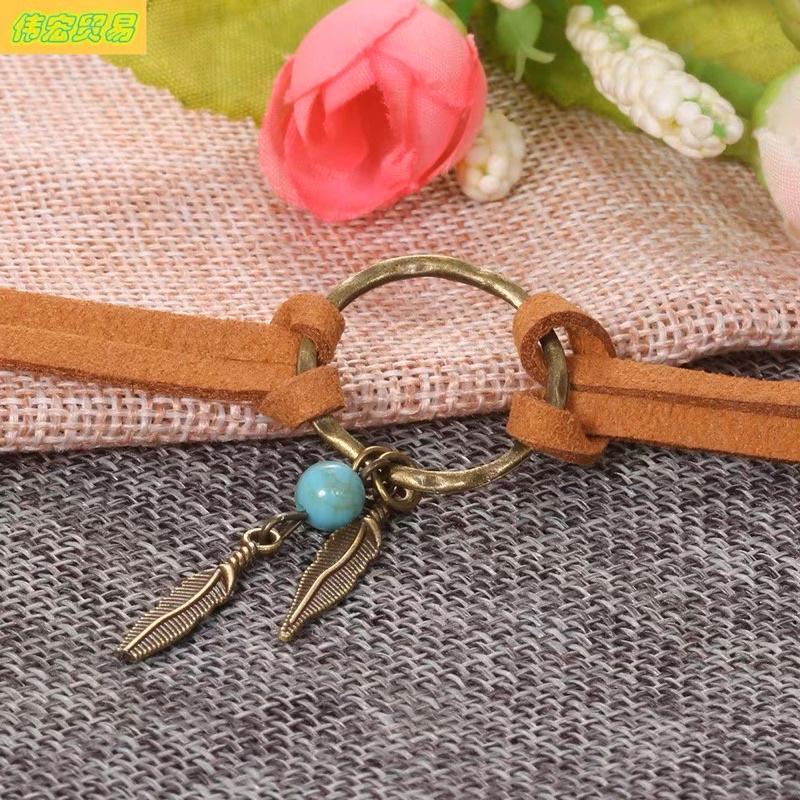 Choker bohemian màu nâu - Vòng cổ thời trang du mục - Arora boutique