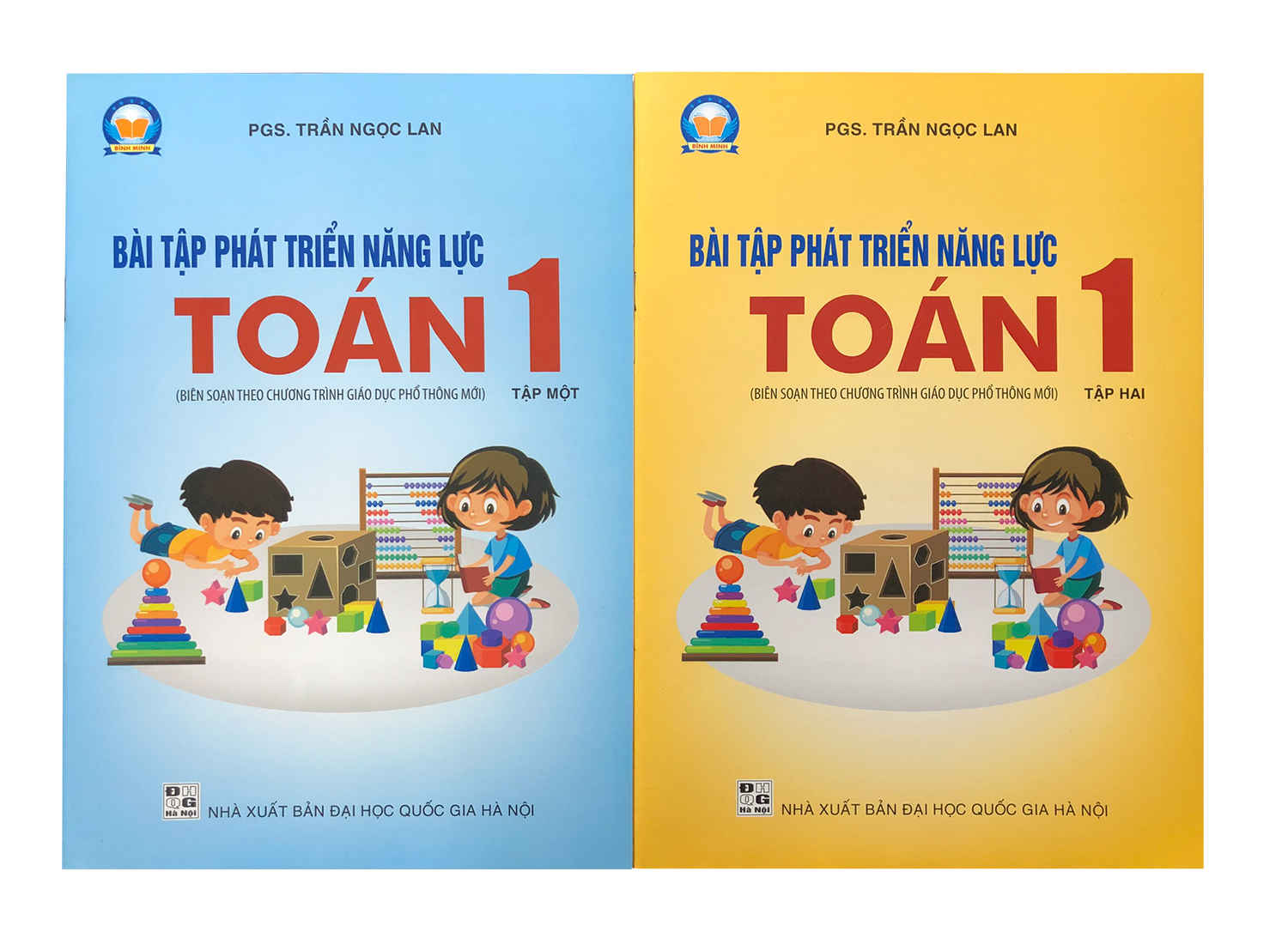 Combo Sách - Bài tập phát triển năng lực Toán 1 - Tập 1 + Tập 2