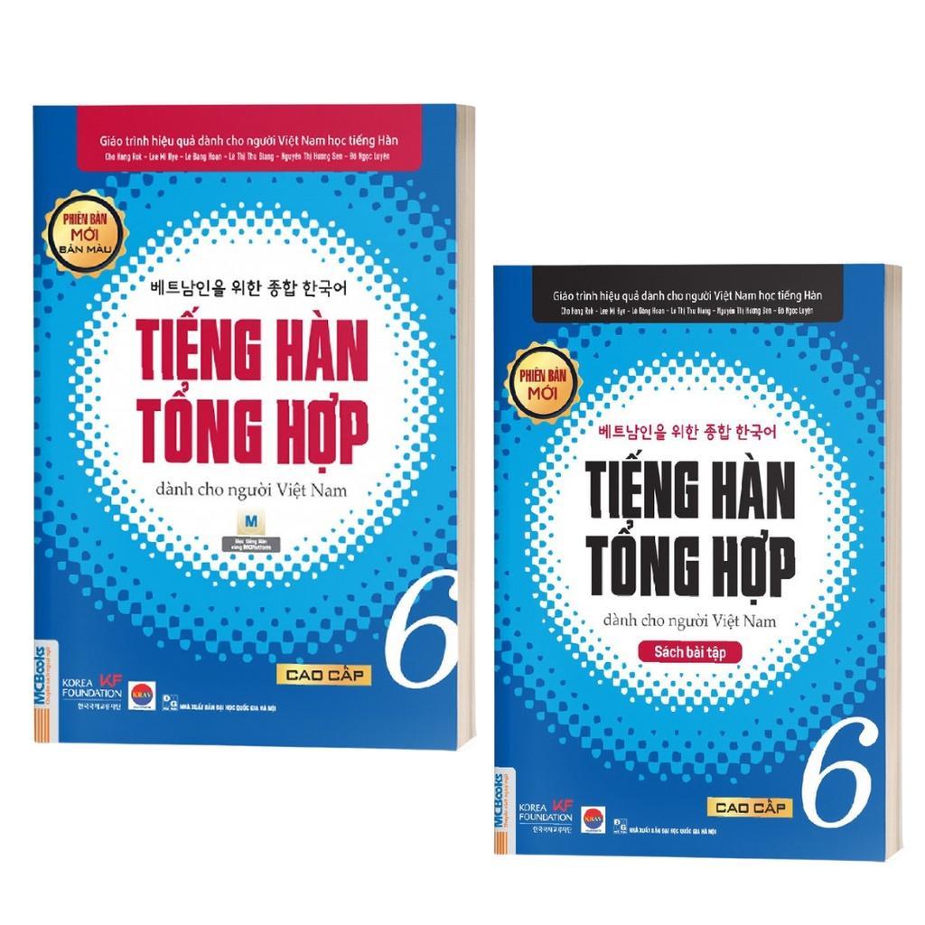 Combo Tiếng Hàn Tổng Hợp Dành Cho Người Việt Nam Tập 1-6 - Giáo Trình Kèm Bài Tập - Bản Quyền - Giáo trình+SBT 2