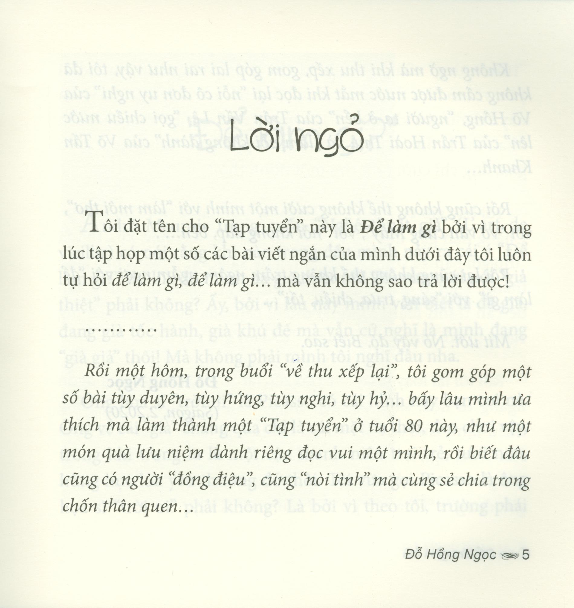 Sách Để Làm Gì - Tạp Bút