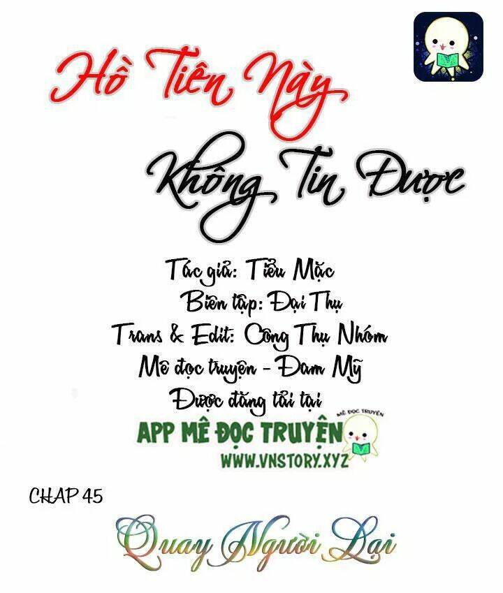 hồ tiên này không tin được chapter 45 2