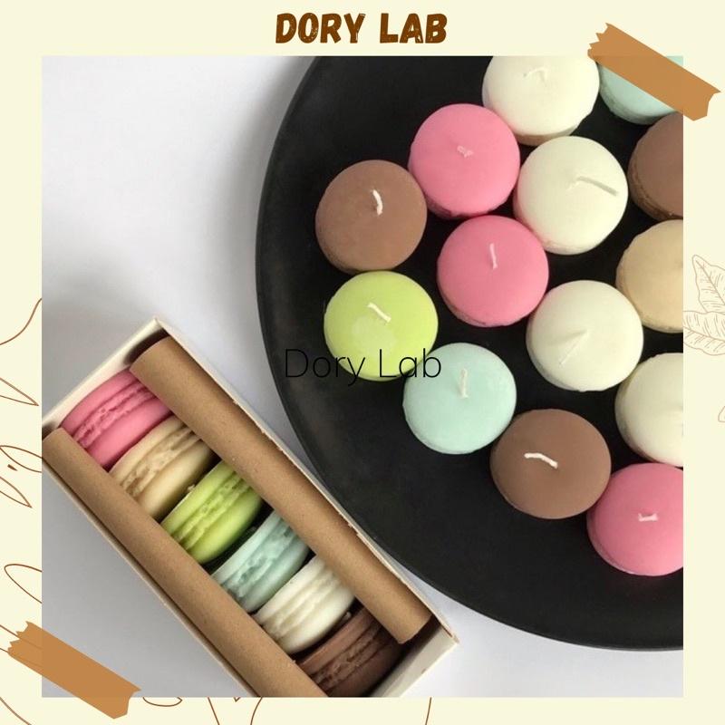 Nến Thơm Bánh Macaron Mini 1 Màu Xinh Xắn, Phụ Kiện Decor Chụp Ảnh - Dory Lab