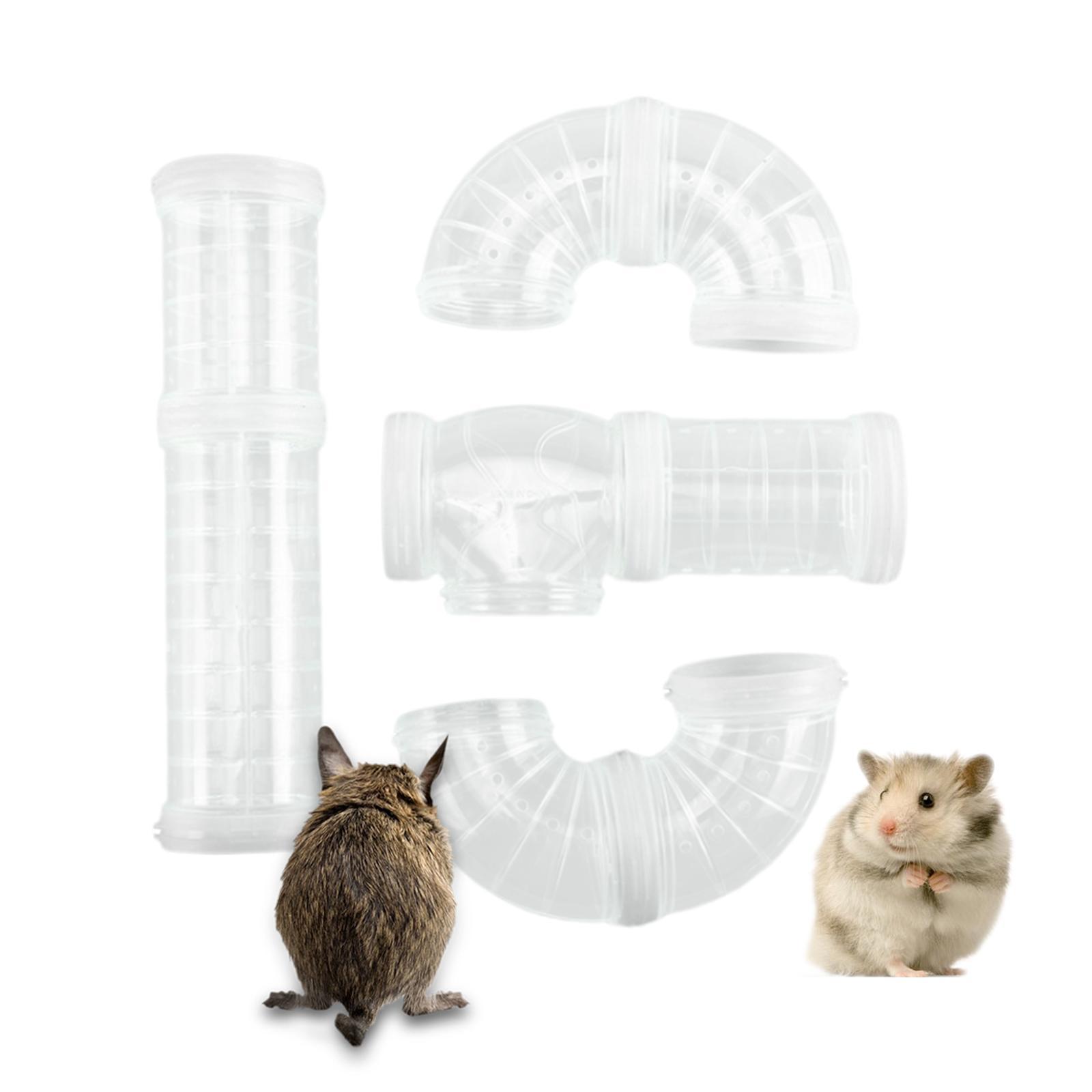 Hamster Tube Set DIY 8Pcs Hamster Exercise Toys for Hamster Cage Accessories