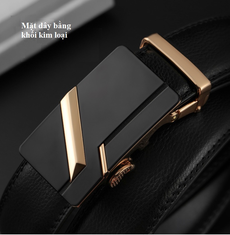 Dây Thắt Lưng Nam Chất Liệu Da Bò Nguyên Miếng DL.02