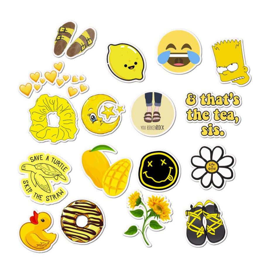 Sticker dán cao cấp CHỦ ĐỀ VÀNG Cực COOL ms#64