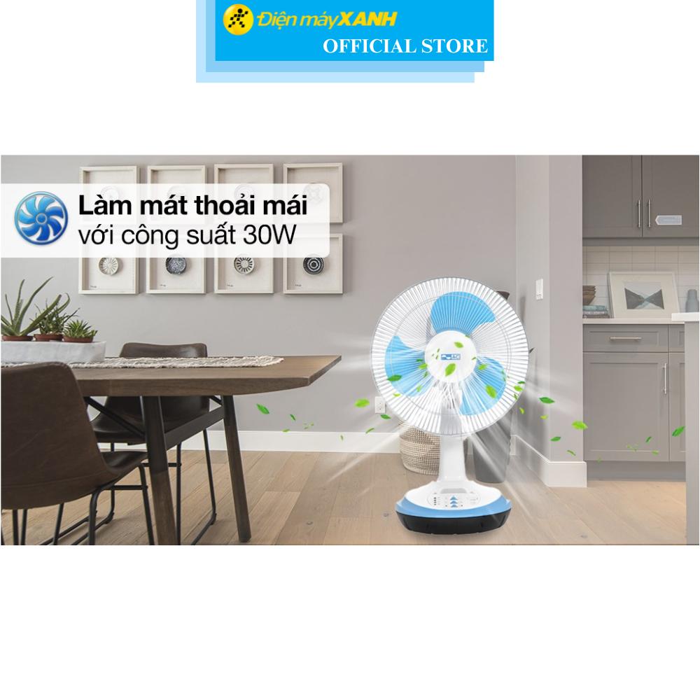 Quạt sạc điện AC 3 cánh ARF03D123 30W - Hàng Chính Hãng