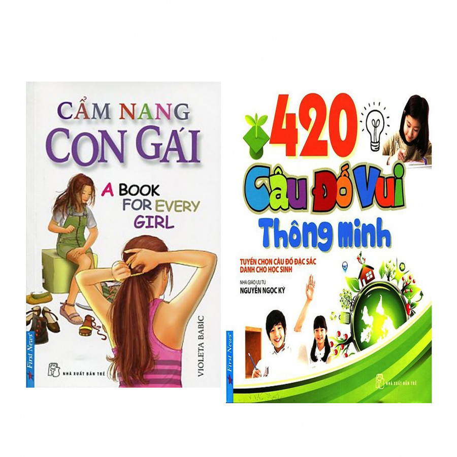 Combo  Cẩm Nang Con Gái (Tái Bản 2016) + 420 Câu Đố Vui Thông Minh