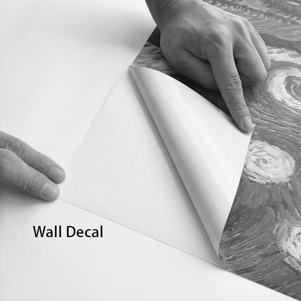 Self-adhesive Abstract Plant Flower Decorative Wall Sticker for Home Decor