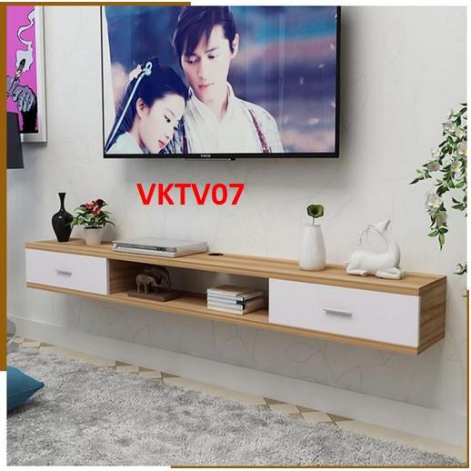 Kệ ti vi treo tường 2 ngăn kéo - Nội thất lắp ráp