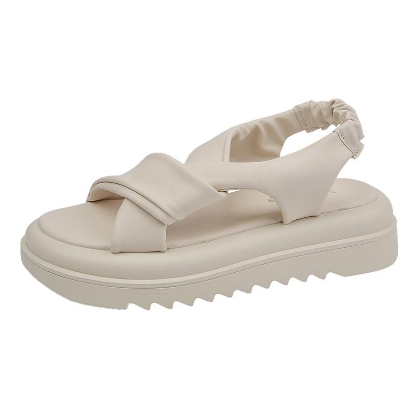 Lùi Size Sandal nữ Đế Cao 5 cm Chất Da Siêu Mềm Đẹp G172