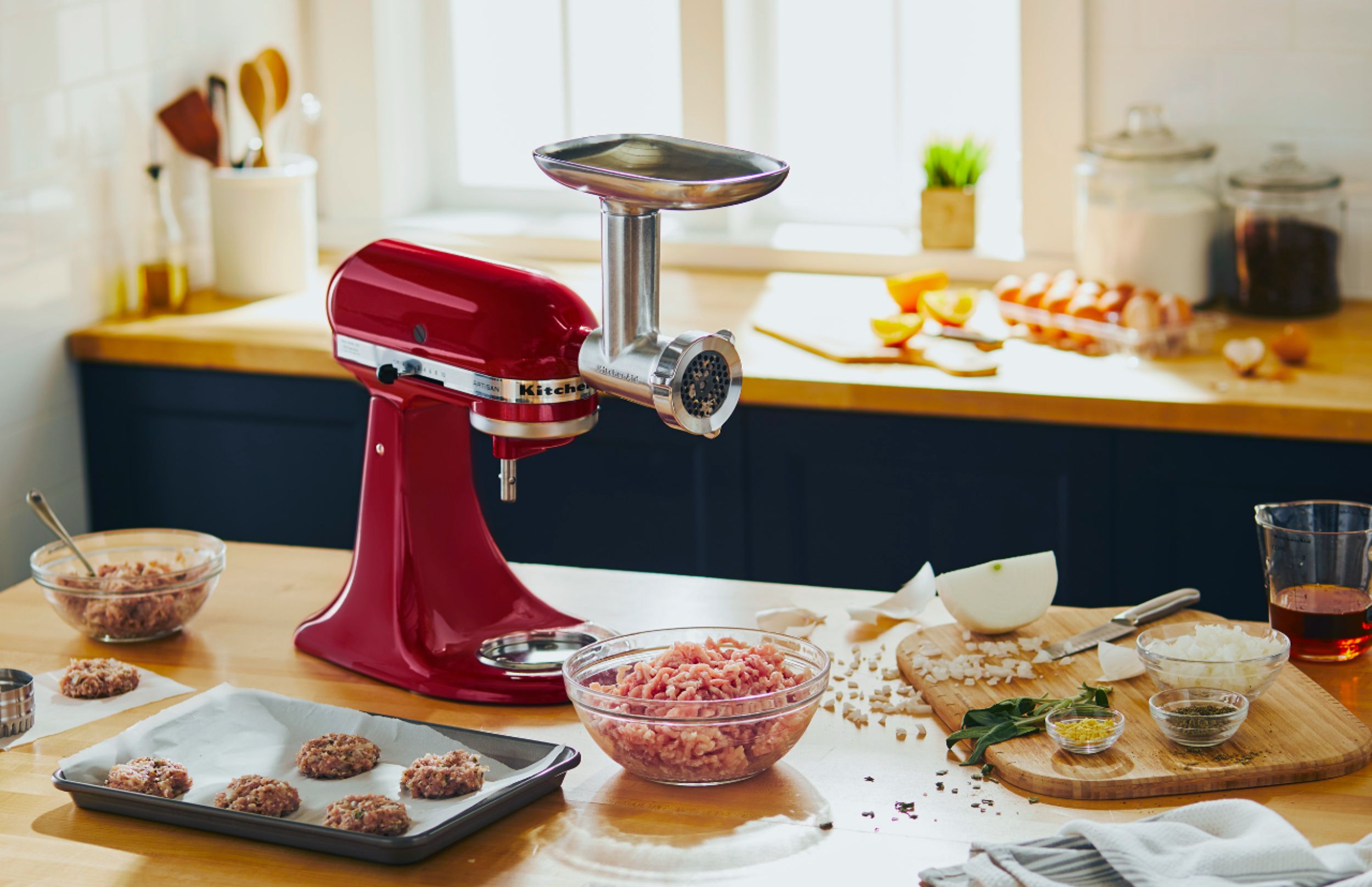 Dụng cụ xay thịt KitchenAid Meat Grinder - Hàng chính hãng