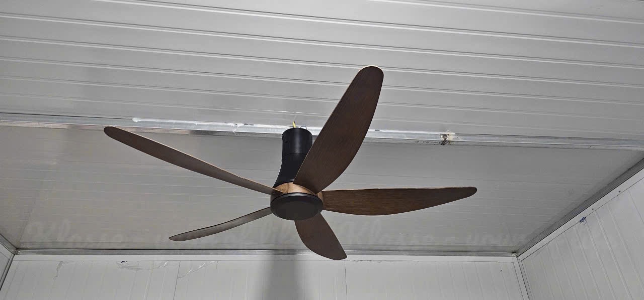Quạt trần 5 cánh sải dài 1m42 có điều khiển từ xa 6 tốc độ gió, hàng chính hãng klasse, mẫu mới 2024