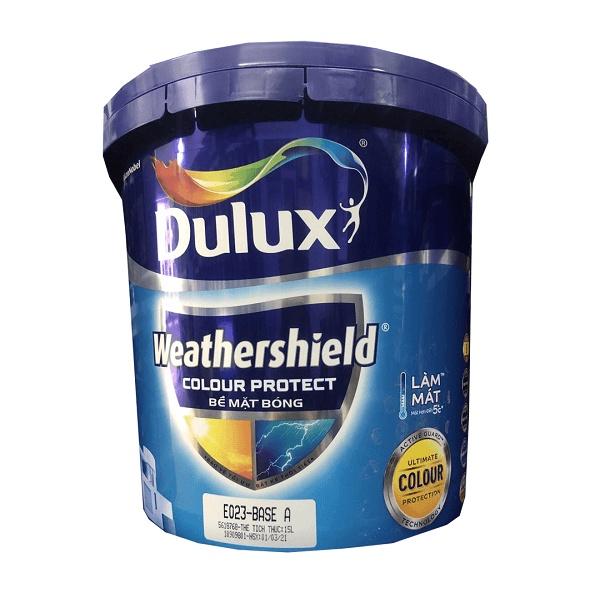 Sơn nước ngoại thất cao cấp DULUX WEATHERSHIELD COLOUR PROTECT Bề Mặt Bóng - E023 (1L)