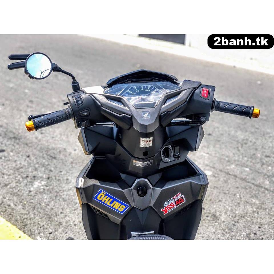 Gương chiếu hậu hai ngón tay - Xanh Dương